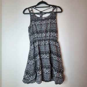 Black and white dress